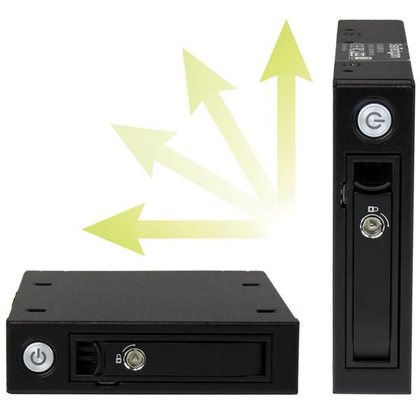 StarTech.com 1-bay backplane voor 2,5 inch SAS- of SATA-schijf (SATSASBP125)