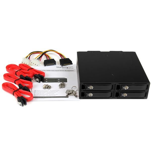 StarTech.com 4-bay mobile rack backplane voor 2,5 inch SATA-/SAS-schijven (SATSASBP425)