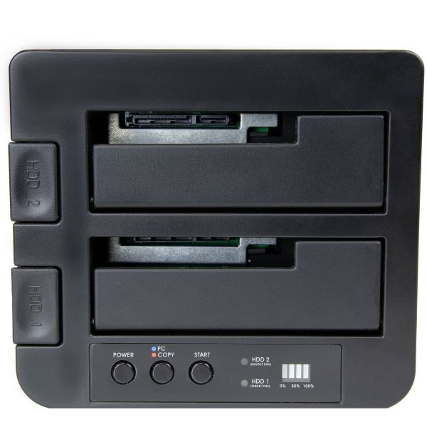 StarTech.com USB 3.1 (10Gbps) Standalone Duplicator Dock voor 2.5" & 3.5" SATA SSD/HDD schijven met Fast-Speed Duplication tot 28GB/min (SDOCK2U313R)