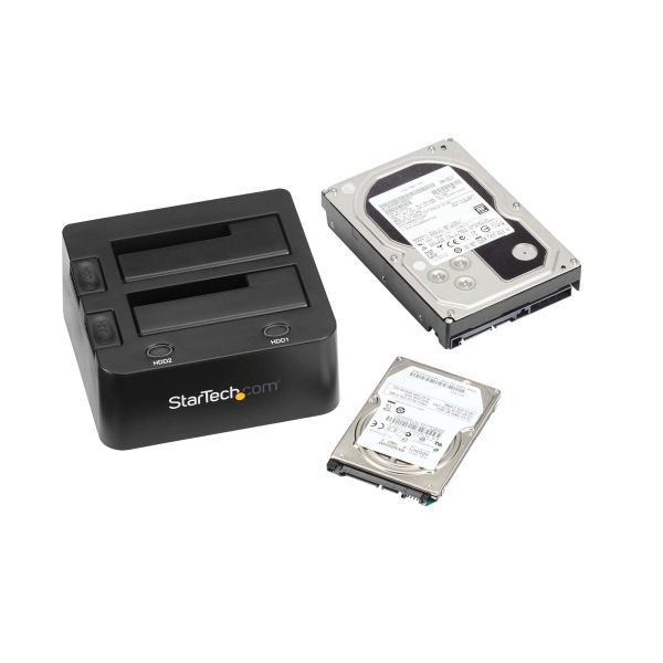 StarTech.com USB 3.0 dubbel harddisk docking station met UASP voor 2,5/3,5 inch SSD / HDD SATA 6 Gbps (SDOCK2U33)