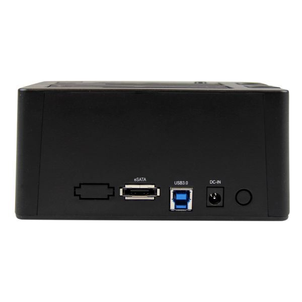 StarTech.com USB 3.0 / eSATA dubbel harde-schijf docking station met UASP voor 2,5/3,5 inch SATA SSD / HDD SATA 6 Gbps (SDOCK2U33EB)