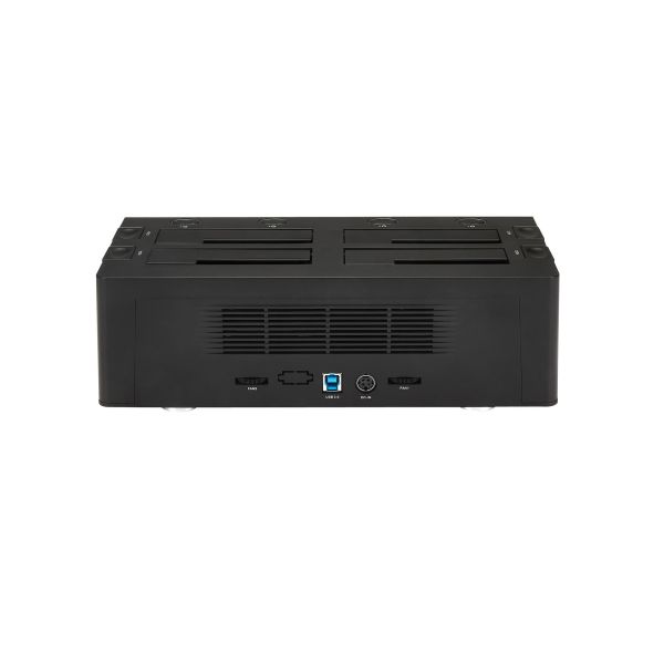 StarTech.com USB 3.0 naar SATA 6 Gbps hard drive docking station met 4 bays, UASP & dubbele ventilatoren 2,5/3,5 inch SSD / HDD dock (SDOCK4U33)