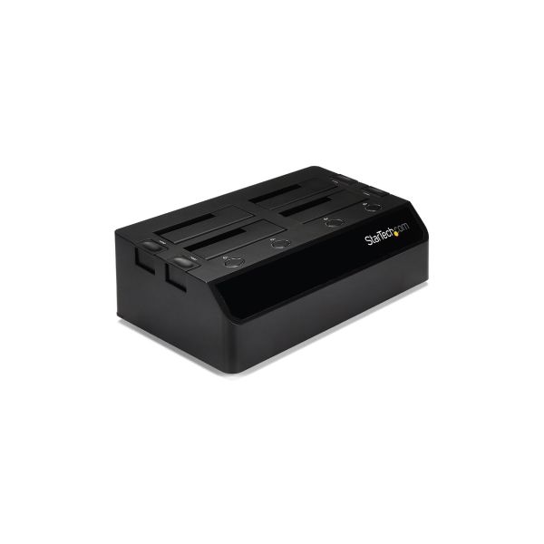 StarTech.com USB 3.0 naar SATA 6 Gbps hard drive docking station met 4 bays, UASP & dubbele ventilatoren 2,5/3,5 inch SSD / HDD dock (SDOCK4U33)