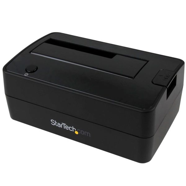 StarTech.com Single Bay USB 3.1 naar SATA HDD Docking Station, USB 3.1 (10 Gbps) Hard Drive Dock, Externe 2.5/3.5" SATA III HDD/SSD Dock Station, Hot-Swap Hard Drive Bay, Top-Loading (SDOCKU313)