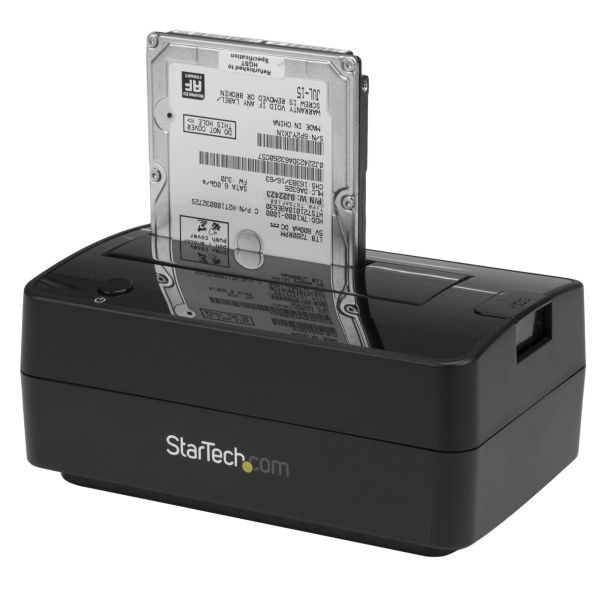 StarTech.com Single Bay USB 3.1 / eSATA naar SATA HDD Docking Station, USB 3.1 (10 Gbps) Hard Drive Dock, Externe 2.5/3.5" SATA III HDD/SSD Docking Station, Top-Loading Hard Drive Bay (SDOCKU313E)