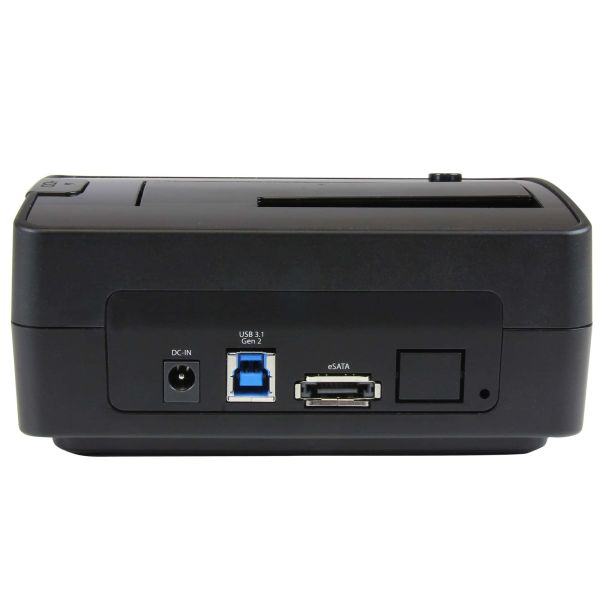 StarTech.com Single Bay USB 3.1 / eSATA naar SATA HDD Docking Station, USB 3.1 (10 Gbps) Hard Drive Dock, Externe 2.5/3.5" SATA III HDD/SSD Docking Station, Top-Loading Hard Drive Bay (SDOCKU313E)
