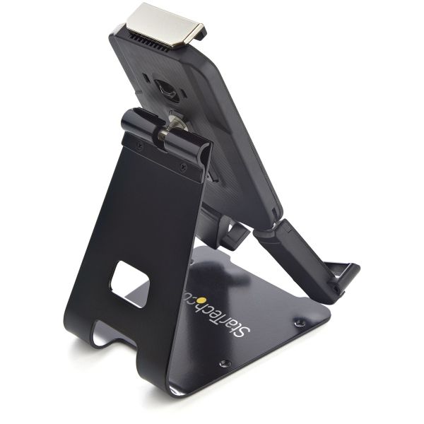StarTech.com Beveiligde Tabletstandaard met K-Slot Kabelslot - Vergendelbare Tablethouder voor 7.9"-13" Tablets - Universele Verstelbare Tabletsteun voor Bureau - Anti-diefstal Tabel Stand (SECTBLTDT)