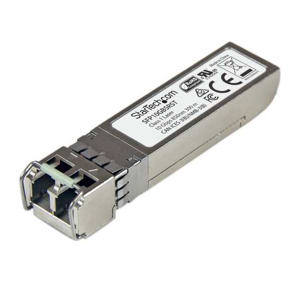 StarTech.com MSA Uncoded SFP+ Transceiver Module - 10GBASE-SR (SFP10GBSRST) StarTech.com MSA Uncoded SFP+ Transceiver Module - 10GBASE-SR (SFP10GBSRST)