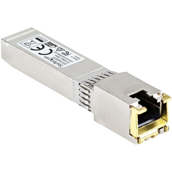 StarTech.com MSA Uncoded SFP+ Transceiver Module - 10GBASE-T (SFP10GBTST) StarTech.com MSA Uncoded SFP+ Transceiver Module - 10GBASE-T (SFP10GBTST)