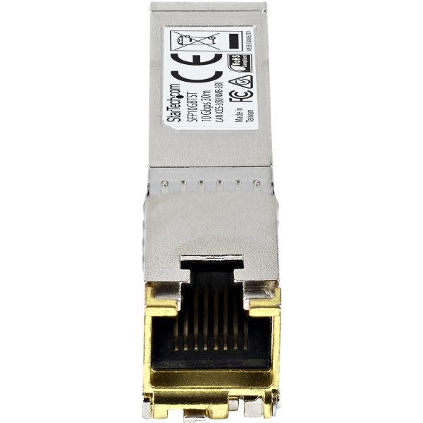 StarTech.com MSA Uncoded SFP+ Transceiver Module - 10GBASE-T (SFP10GBTST) StarTech.com MSA Uncoded SFP+ Transceiver Module - 10GBASE-T (SFP10GBTST)