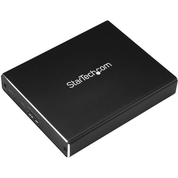 StarTech.com Dubbele sleuf schijfbehuizing voor M.2 NGFF SATA SSDs USB 3.1 (10Gbps) RAID (SM22BU31C3R) StarTech.com Dubbele sleuf schijfbehuizing voor M.2 NGFF SATA SSDs USB 3.1 (10Gbps) RAID (SM22BU31C3R)