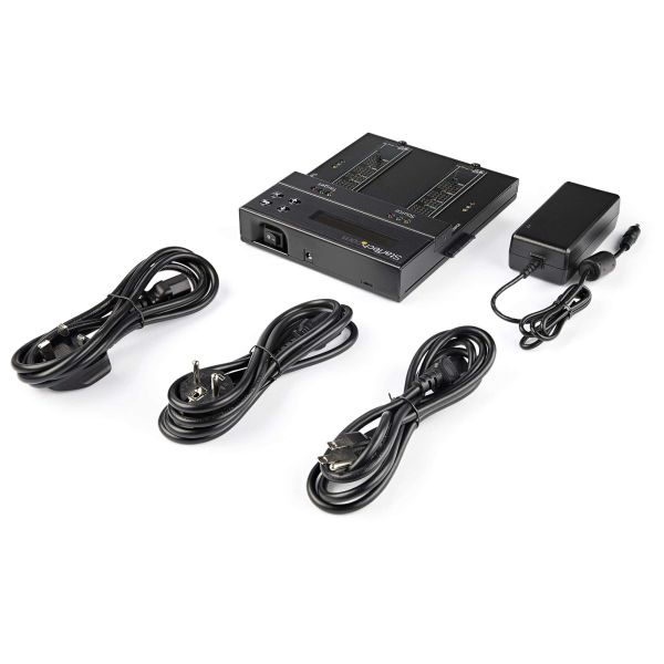 StarTech.com Standalone M.2 SATA & M.2 NVMe Duplicator en Wisser - HDD/SSD Cloner/Wiper voor M.2 PCIe AHCI/NVMe, M.2 SATA, 2.5/3.5" SATA Drives - Externe Hardeschijf Duplicator/Eraser, TAA (SM2DUPE11)
