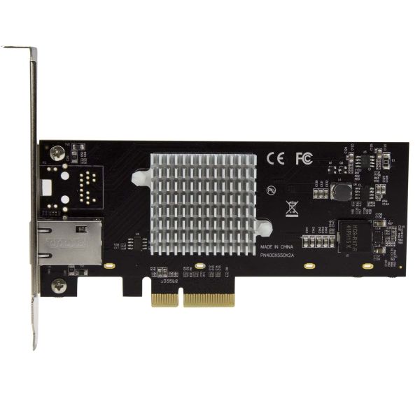 StarTech.com 1 poorts 10G Ethernet Netwerkkaart PCI Express Intel X550-AT Chip (ST10000SPEXI) StarTech.com 1 poorts 10G Ethernet Netwerkkaart PCI Express Intel X550-AT Chip (ST10000SPEXI)