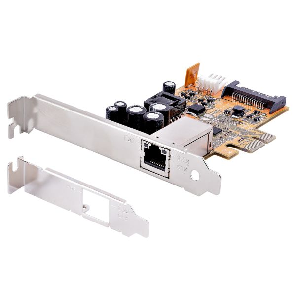 StarTech.com 1 Port 2.5Gbps PoE Netwerk Kaart, PCIe Ethernet Kaart met RJ45, 30W 802.3at PoE NIC voor Desktops/Servers, Low Profile Netwerk PoE LAN Adapter, NBaseT, Windows/Linux