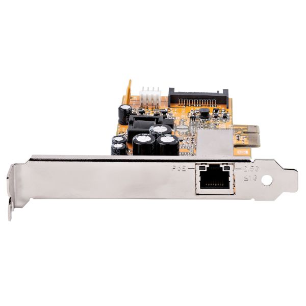 StarTech.com 1 Port 2.5Gbps PoE Netwerk Kaart, PCIe Ethernet Kaart met RJ45, 30W 802.3at PoE NIC voor Desktops/Servers, Low Profile Netwerk PoE LAN Adapter, NBaseT, Windows/Linux (ST1000PEXPSE) StarTech.com 1 Port 2.5Gbps PoE Netwerk Kaart, PCIe Ethernet Kaart met RJ45, 30W 802.3at PoE NIC voor Desktops/Servers, Low Profile Netwerk PoE LAN Adapter, NBaseT, Windows/Linux