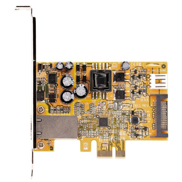 StarTech.com 1 Port 2.5Gbps PoE Netwerk Kaart, PCIe Ethernet Kaart met RJ45, 30W 802.3at PoE NIC voor Desktops/Servers, Low Profile Netwerk PoE LAN Adapter, NBaseT, Windows/Linux (ST1000PEXPSE)