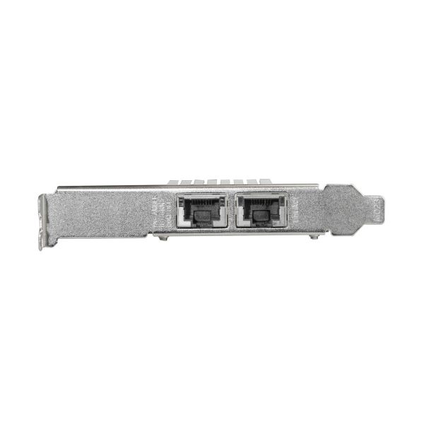 StarTech.com Dual Port 10G PCIe Netwerk Adapter Kaart, Intel-X550AT 10GBASE-T & NBASE-T PCI Express Netwerk Interface Adapter 10/5/2.5/1GbE Multi Gigabit Ethernet 5 Speed NIC LAN Kaart (ST10GPEXNDPI)