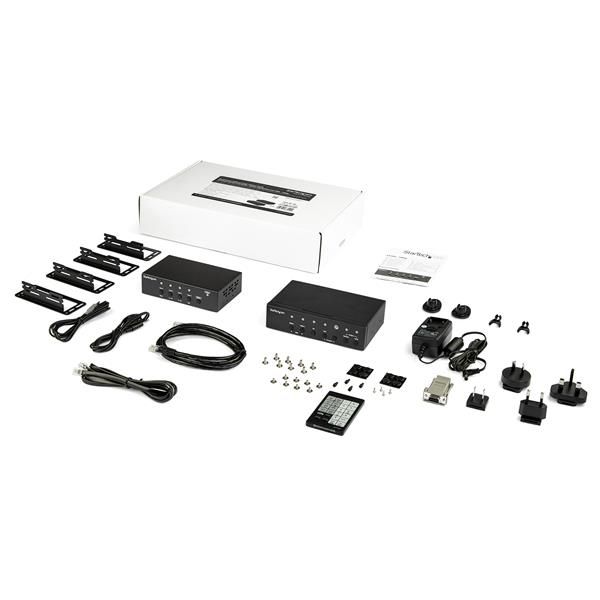 StarTech.com Multi-input HDBaseT extender set met ingebouwde switch en video scaler (ST121HDBTSC)