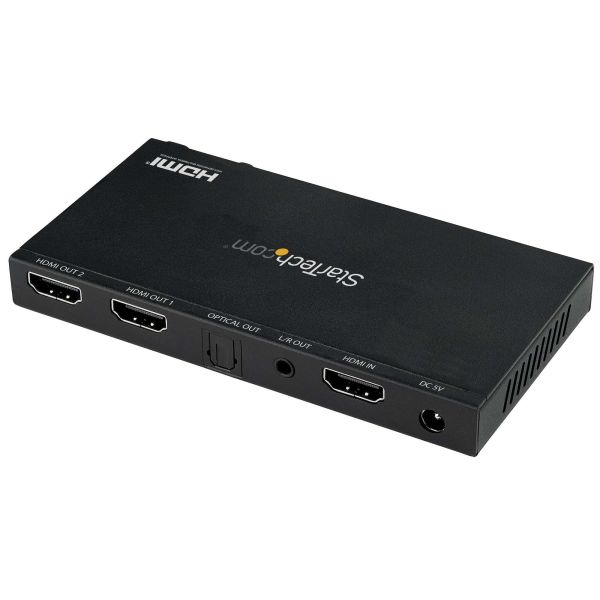 StarTech.com HDMI splitter 2-poorts 4K 60Hz met ingebouwde scaler (ST122HD20S)