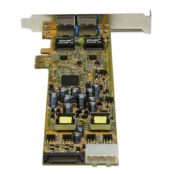 StarTech.com Dual Port PCI Express Gigabit Ethernet PCIe-netwerkkaart adapter PoE/PSE (ST2000PEXPSE)