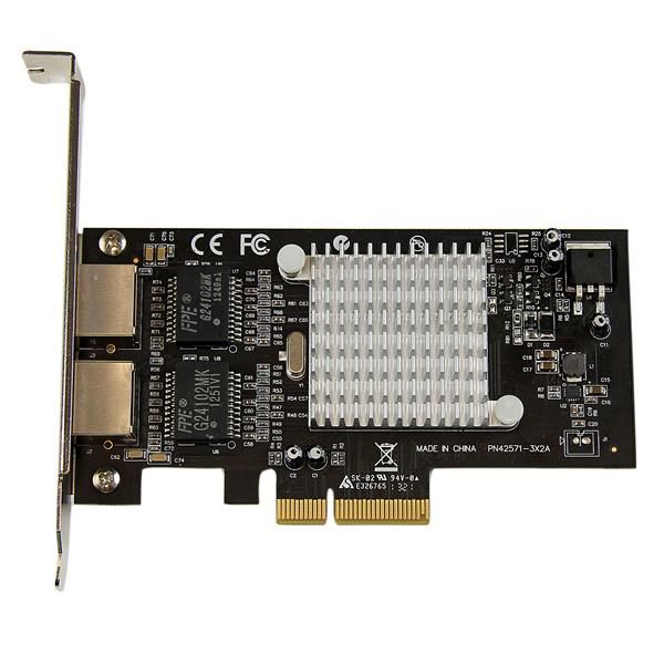 StarTech.com 2-poorts PCI Express (PCIe x4) gigabit ethernet server netwerk- adapter kaart Intel i350 NIC (ST2000SPEXI)