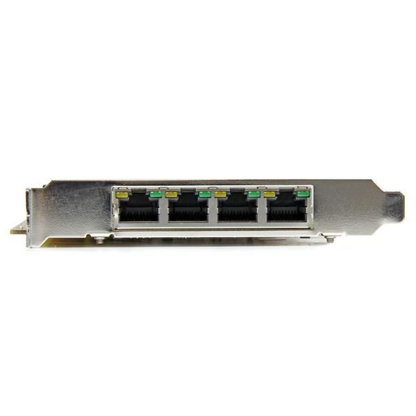 StarTech.com 4-poorts gigabit Power over Ethernet PCIe-netwerkkaart PSE / PoE PCI Express NIC (ST4000PEXPSE)