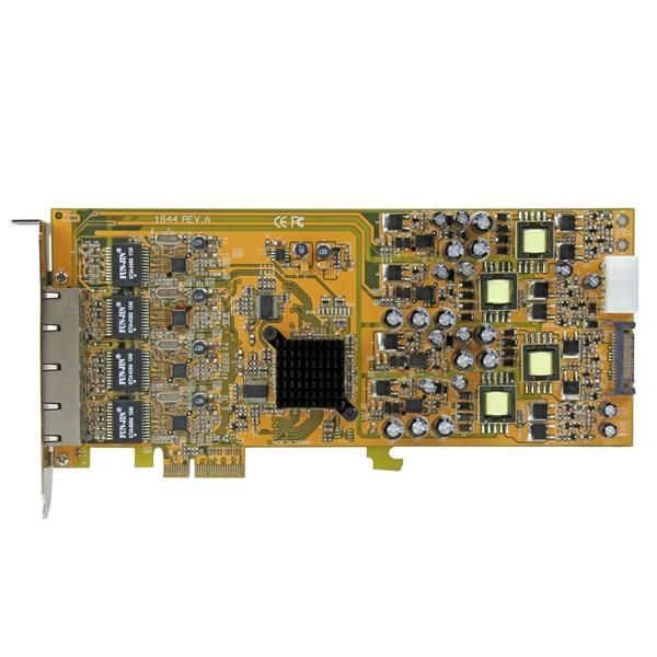 StarTech.com 4-poorts gigabit Power over Ethernet PCIe-netwerkkaart PSE / PoE PCI Express NIC (ST4000PEXPSE)