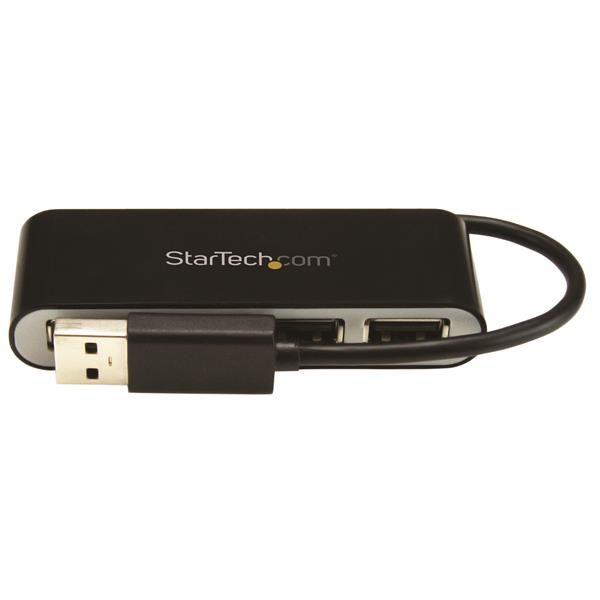 StarTech.com 4-poorts draagbare USB 2.0 hub met geïntegreerde kabel (ST4200MINI2)