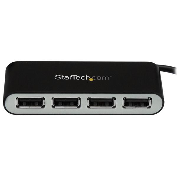 StarTech.com 4-poorts draagbare USB 2.0 hub met geïntegreerde kabel (ST4200MINI2)