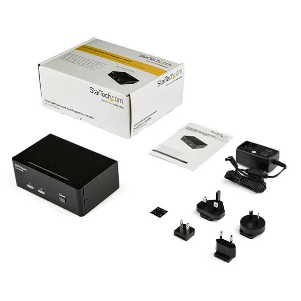 StarTech.com 2 poorts DisplayPort dual-monitor KVM switch 4K 60Hz (SV231DPDDUA2)