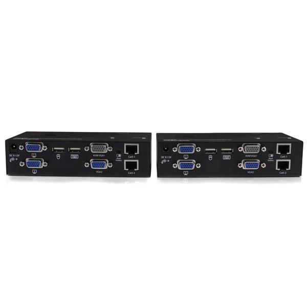 StarTech.com USB 2x VGA via Cat5 KVM Console Verlenger 200m (SV565DUTPU)
