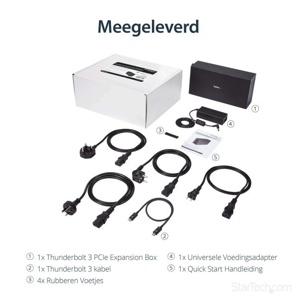 StarTech.com Thunderbolt 3 PCIe uitbreiding chassis met DisplayPort - PCIe x16 (TB31PCIEX16)