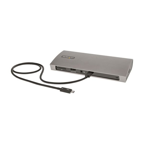 StarTech.com Thunderbolt 4 Dock, 96W Power Delivery, Single 8K/Dual Monitor 4K 60Hz, 3xTB4/USB4 ports, 4xUSB-A, SD, GbE, Thunderbolt 4 Docking Station voor Windows of TB3 MacBook, 0.8m Kabel