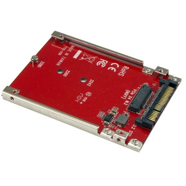 StarTech.com M.2 schijf naar U.2 (SFF-8639) host adapter voor M.2 PCIe NVMe SSDs (U2M2E125) StarTech.com M.2 schijf naar U.2 (SFF-8639) host adapter voor M.2 PCIe NVMe SSDs (U2M2E125)