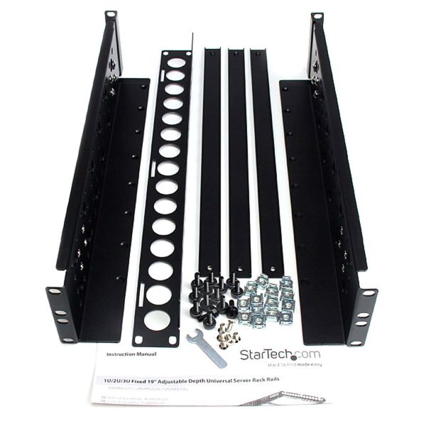 StarTech.com 2U Vaste 19" universele serverrack rails met verstelbare diepte (UNIRAILS2U)