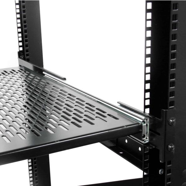 StarTech.com 2U geventileerd, in rack te monteren lade met instelbare diepte 22.7 kg (UNISLDSHF19)