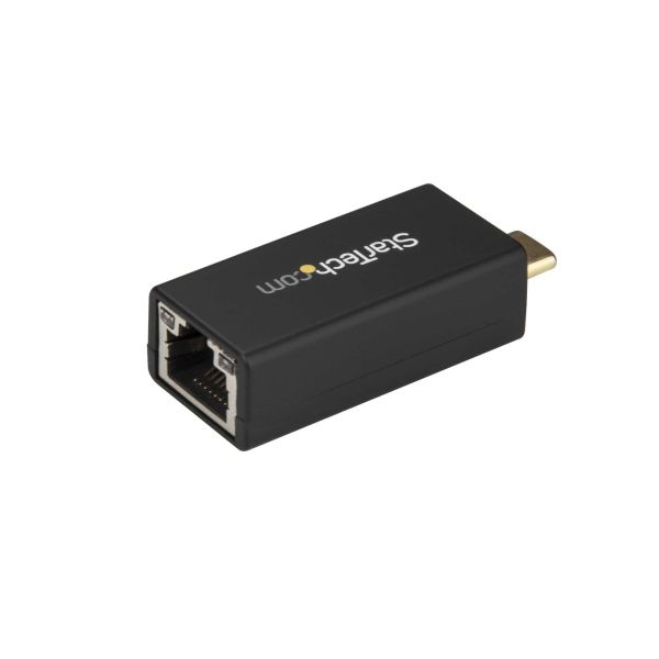 StarTech.com USB-C naar Gigabit Ethernet Adapter, 1Gbps NIC USB 3.0/USB 3.1 Type C Netwerk Adapter, 1GbE USB-C naar RJ45/LAN Poort, Thunderbolt 3 Compatibel, Windows/MacBook Pro/Chromebook (US1GC30DB)
