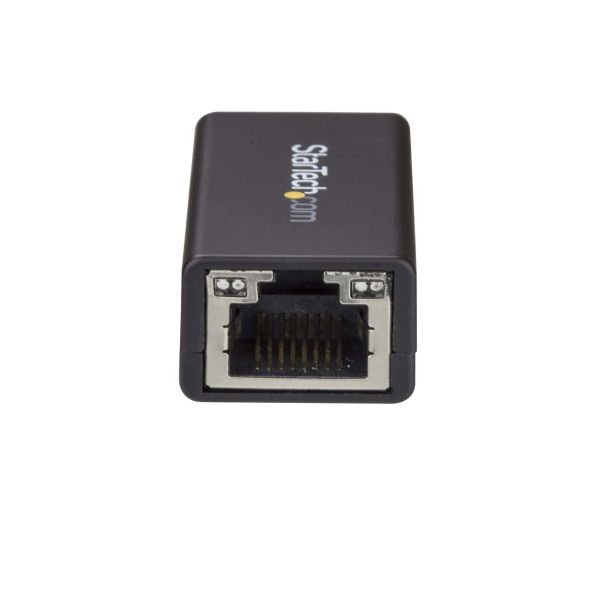 StarTech.com USB-C naar Gigabit Ethernet Adapter, 1Gbps NIC USB 3.0/USB 3.1 Type C Netwerk Adapter, 1GbE USB-C naar RJ45/LAN Poort, Thunderbolt 3 Compatibel, Windows/MacBook Pro/Chromebook (US1GC30DB)