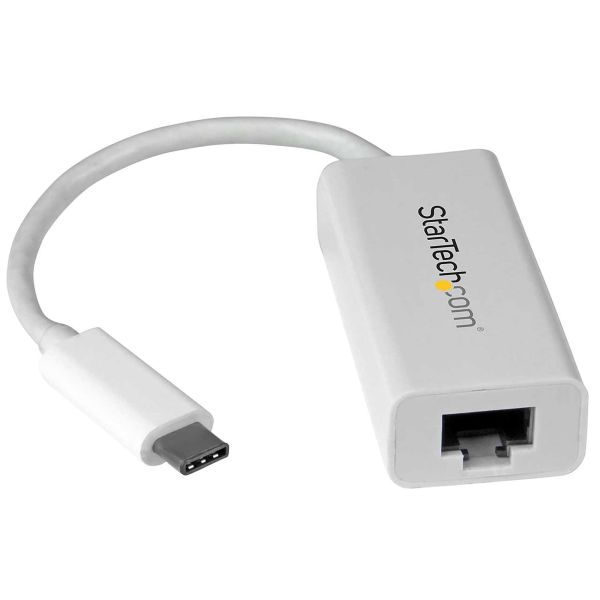 StarTech.com USB-C naar Gigabit Ethernet netwerkadapter - USB 3.0 - wit (US1GC30W) StarTech.com USB-C naar Gigabit Ethernet netwerkadapter - USB 3.0 - wit (US1GC30W)