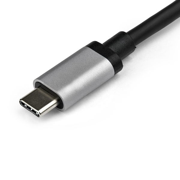 StarTech.com 2.5GbE USB C naar Ethernet Adapter NBASE-T NIC, USB 3.0 Type C 2.5/1 Gigabit/100 Mbps Multi Speed Netwerk, USB 3.1 Laptop naar RJ45/LAN, Thunderbolt 3 Compatibel, MacBook Pro Surface (US2GC30)