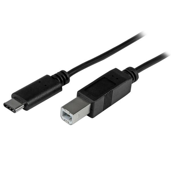 StarTech.com 2m USB-B naar USB-C Kabel, USB 2.0, Type C naar USB-B Data Transfer Kabel (USB2CB2M)