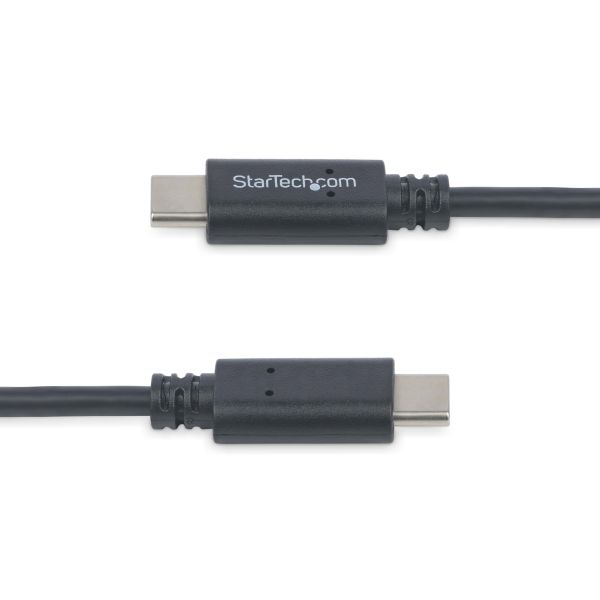 StarTech.com 2m USB-C Laadkabel, Charge & Sync, 60W (3A) PD, USB 2.0, Laptop Type C Laadkabel, USB-IF Gecertificeerd - Zwarte USB-C Oplaadkabel (USB2CC2M)