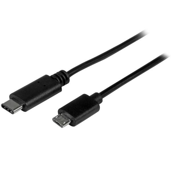 StarTech.com 50cm USB-C naar Micro USB-B Kabel, USB 2.0, Type C naar Micro-B Data Transfer Kabel (USB2CUB50CM)