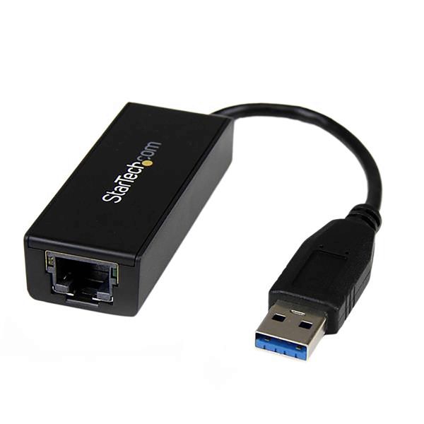 StarTech.com USB 3.0 naar Gigabit Ethernet Adapter voor Windows en Mac - 10/100/1000 NIC Netwerk Converter - USB naar RJ45 Gb Netwerk Adapter voor Laptop en Desktop Computers - USB Bus Powered (USB31000S)