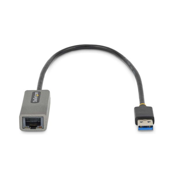 StarTech.com USB 3.0 naar Gigabit Ethernet Network Adapter - 10/100/1000 Mbps, USB naar RJ45, USB 3.0 naar LAN Adapter, USB 3.0 Ethernet Adapter (GbE), 30cm Aangesloten Kabel, Driverless Install (USB31000S2)