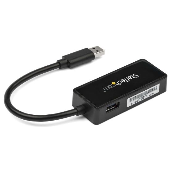 StarTech.com USB 3.0 naar gigabit Ethernet-adapter NIC met USB-poort - zwart (USB31000SPTB)