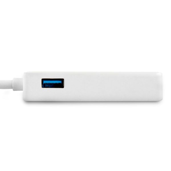 StarTech.com USB 3.0 naar gigabit Ethernet-adapter NIC met USB-poort - wit (USB31000SPTW)