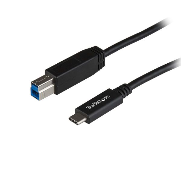 StarTech.com 1m USB-B naar USB-C Kabel, USB 10Gbps, USB 3.2 Gen 2 Type C naar USB-B Data Transfer Kabel (USB31CB1M)