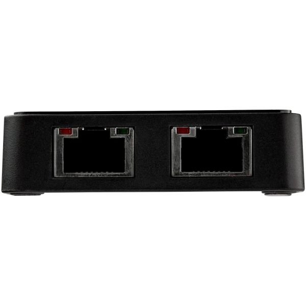 StarTech.com USB 3.0 naar 2-poorts gigabit Ethernet-adapter NIC met USB-poort (USB32000SPT)