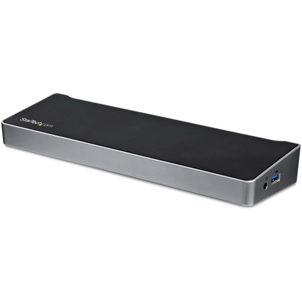 StarTech.com Triple Monitor USB 3.0 Docking Station met 2x 4K DisplayPort & HDMI - 5 Port USB-A Hub (1x Fast-Charge), 3.5mm Audio, GbE - USB Type A Universeel Laptop Dock voor MacOS / Windows (USB3DOCKH2DP)